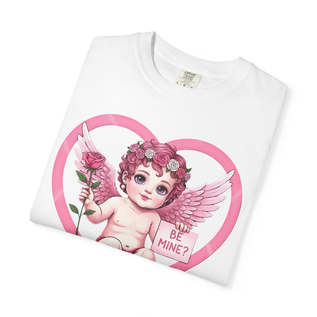 Cherub Graphic T-Shirt | Pink Cupid Heart Art Unisex Cotton Tee