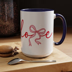Romantic Bow Mug | Cute Valentine Coffee Cup | Coquette Style Gift