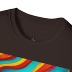 Colorful Swirl T-Shirt | Vibrant Retro Wave Tee