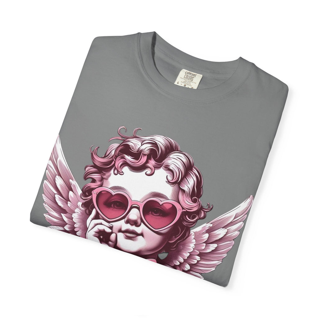 Cherub Heart Sunglasses T-Shirt | Cute Cupid Valentine Tee