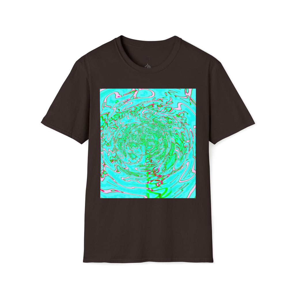 Green Abstract Neuro-Art T-Shirt | Soft Unisex Cotton Tee