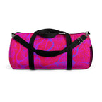 Vibrant Pink Duffel Bag | Abstract Gym & Travel Bag | Stylish Weekend Tote