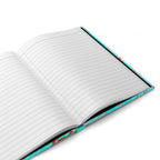 Mint Abstract Swirl Notebook | Aesthetic Marble Journal Hardcover
