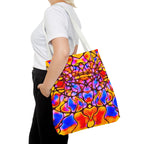 Colorful Abstract Tote Bag | Vibrant Art Shopper