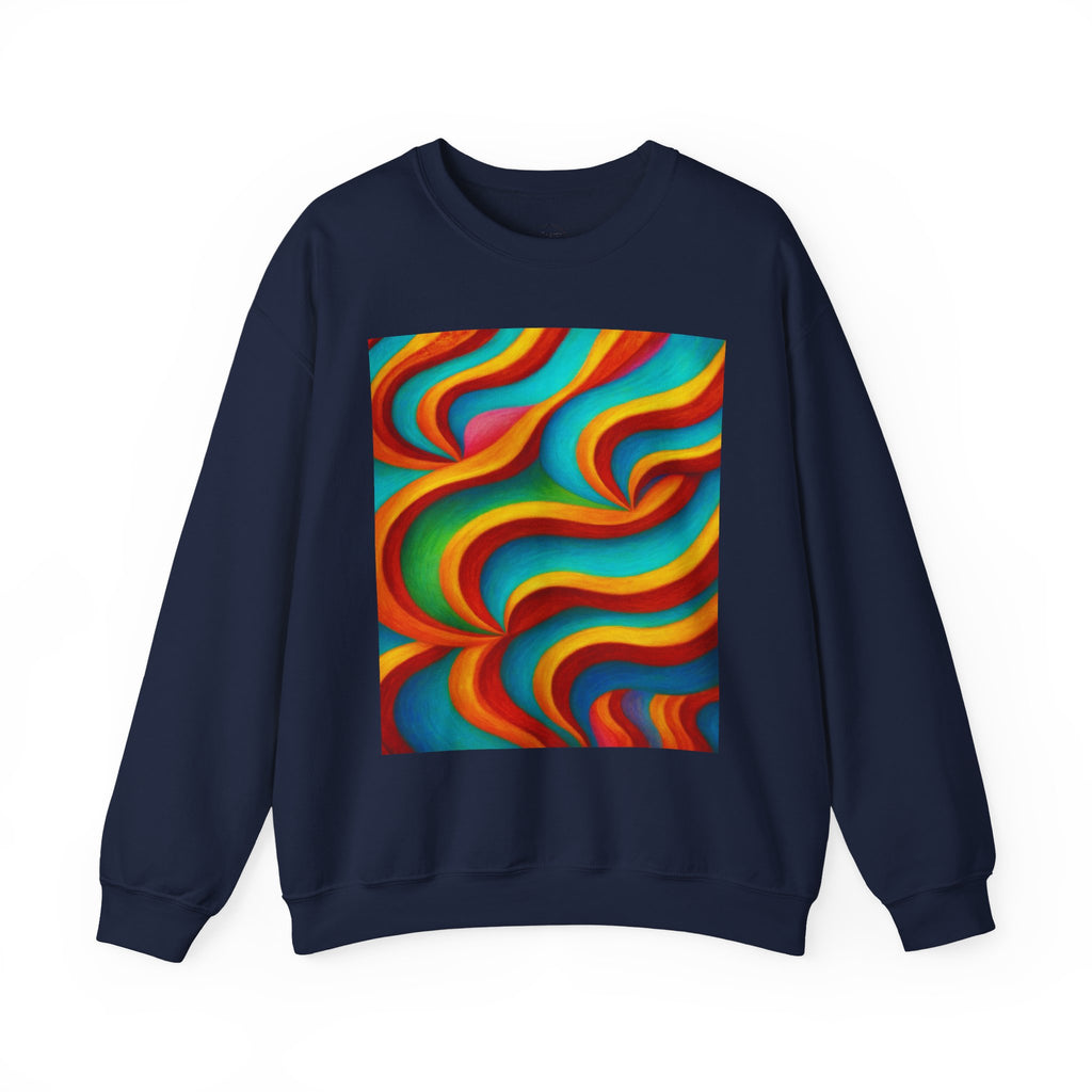 Colorful Swirl Sweatshirt | Cozy Unisex Crewneck