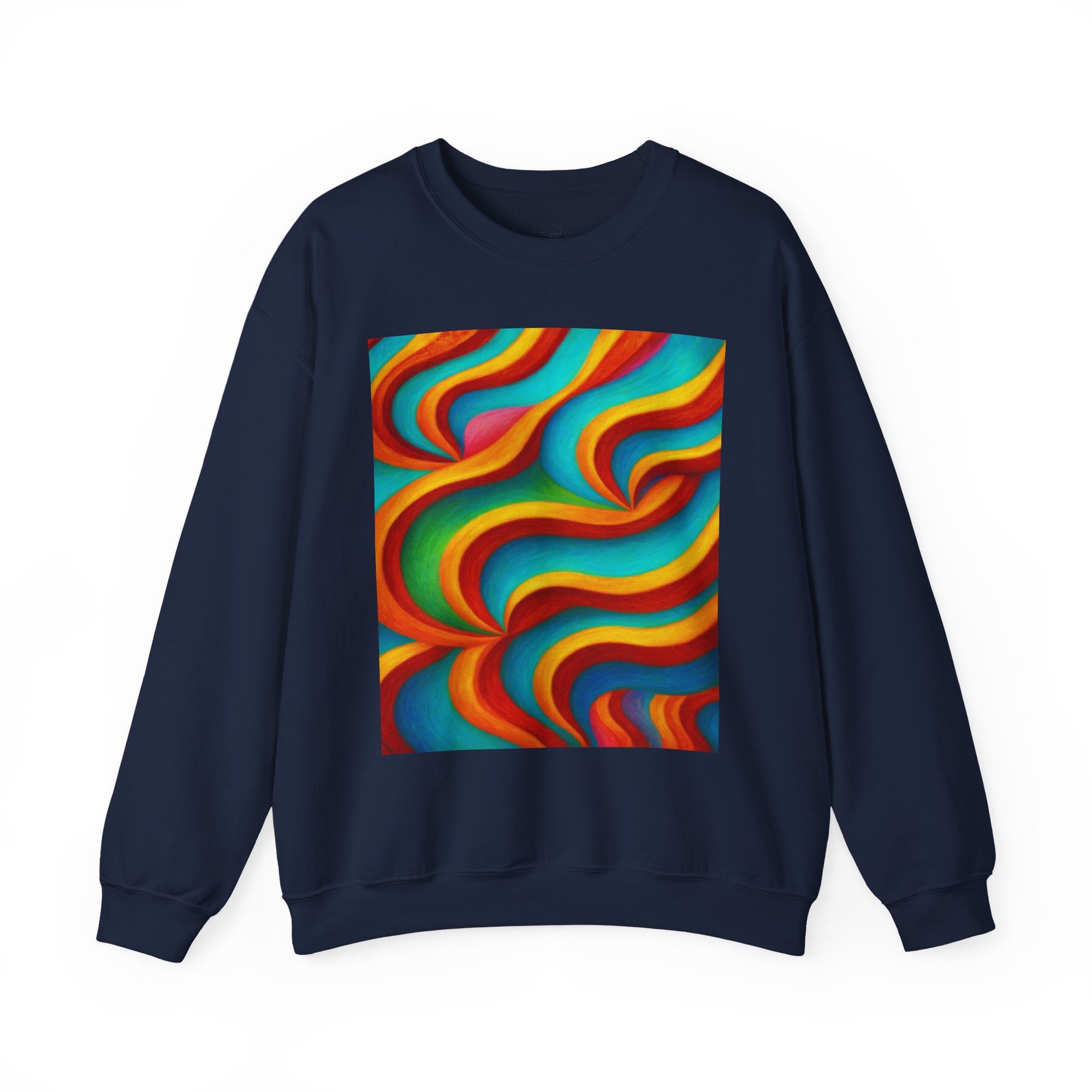 Colorful Swirl Sweatshirt | Cozy Unisex Crewneck