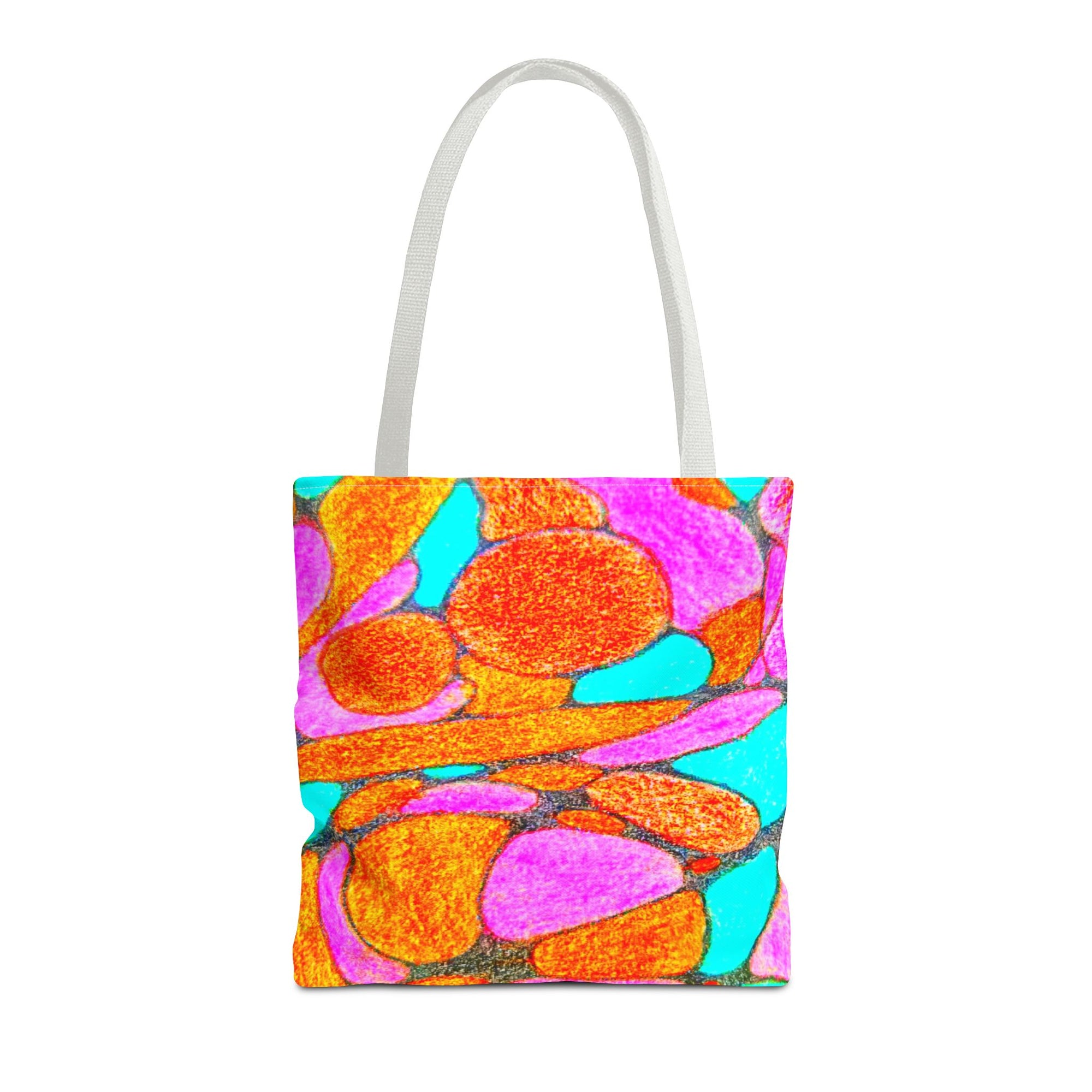 Vibrant Abstract Tote Bag - Art-Inspired, Shopping, Travel, Colorful Statement Accessory | Eco-Friendly Gift for Creative Souls