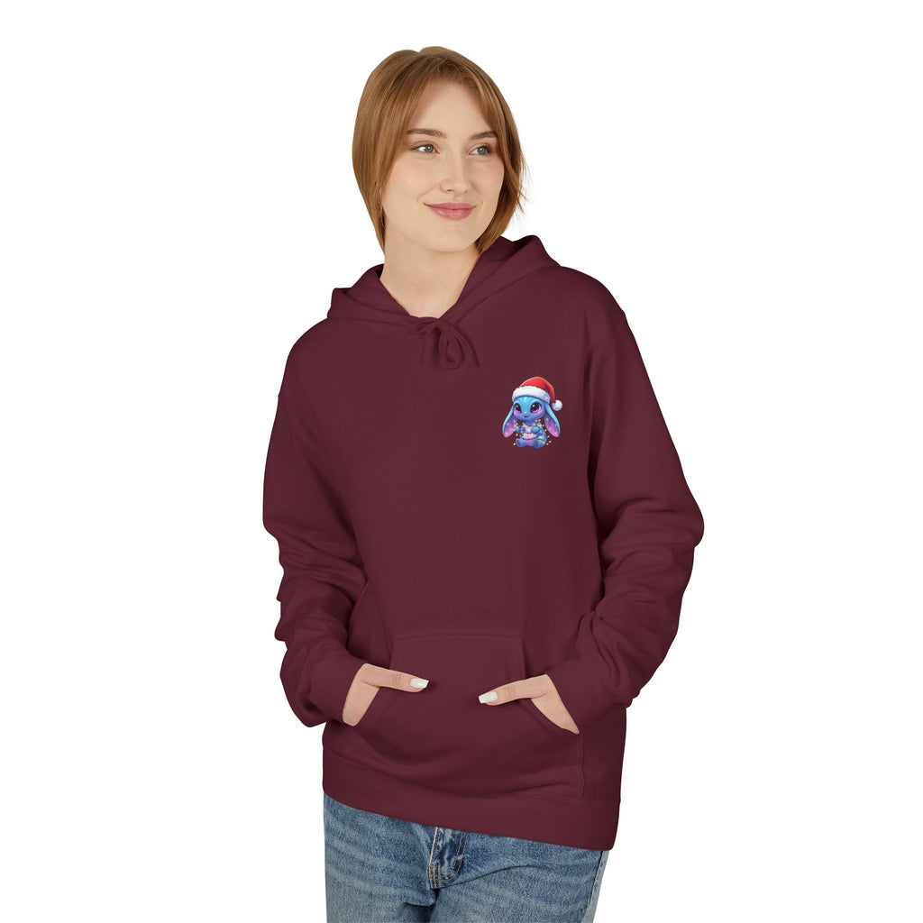Cute Alien Christmas Hoodie | Blue Monster Holiday Sweatshirt