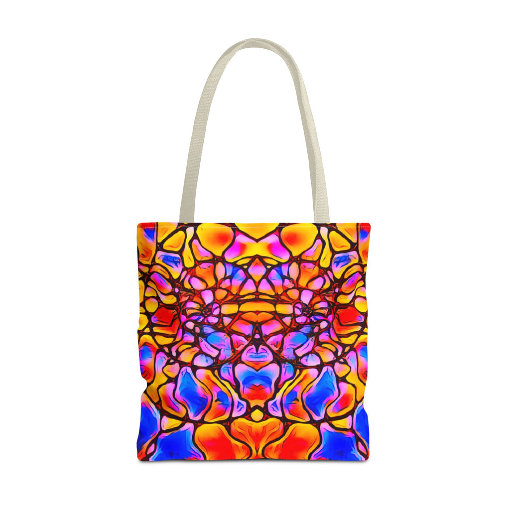 Colorful Abstract Tote Bag | Vibrant Art Shopper