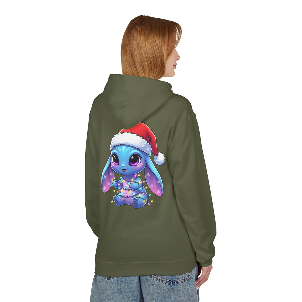Cute Alien Christmas Hoodie | Blue Monster Holiday Sweatshirt