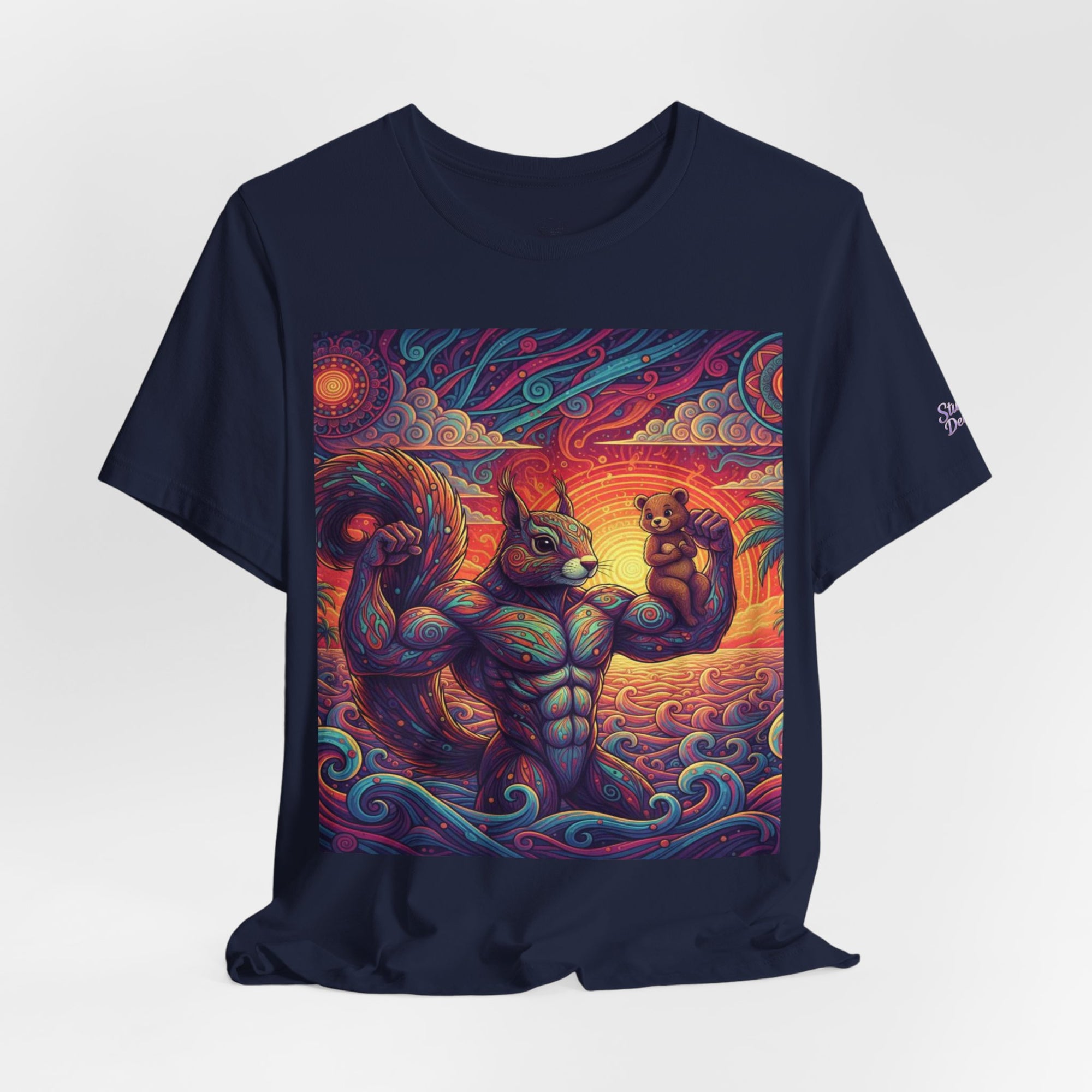 Muscular Squirrel T-Shirt | Funny Fantasy Animal Tee