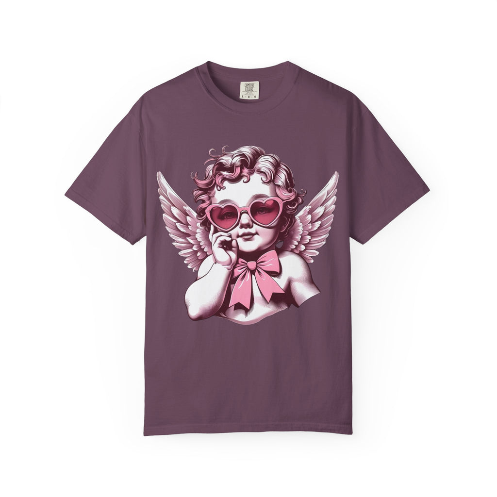Cherub Heart Sunglasses T-Shirt | Cute Cupid Valentine Tee