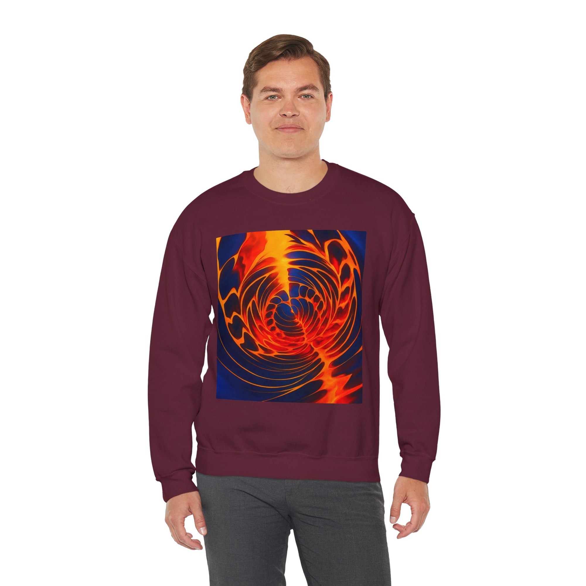 Colorful Swirl Sweatshirt | Unisex Graphic Crewneck