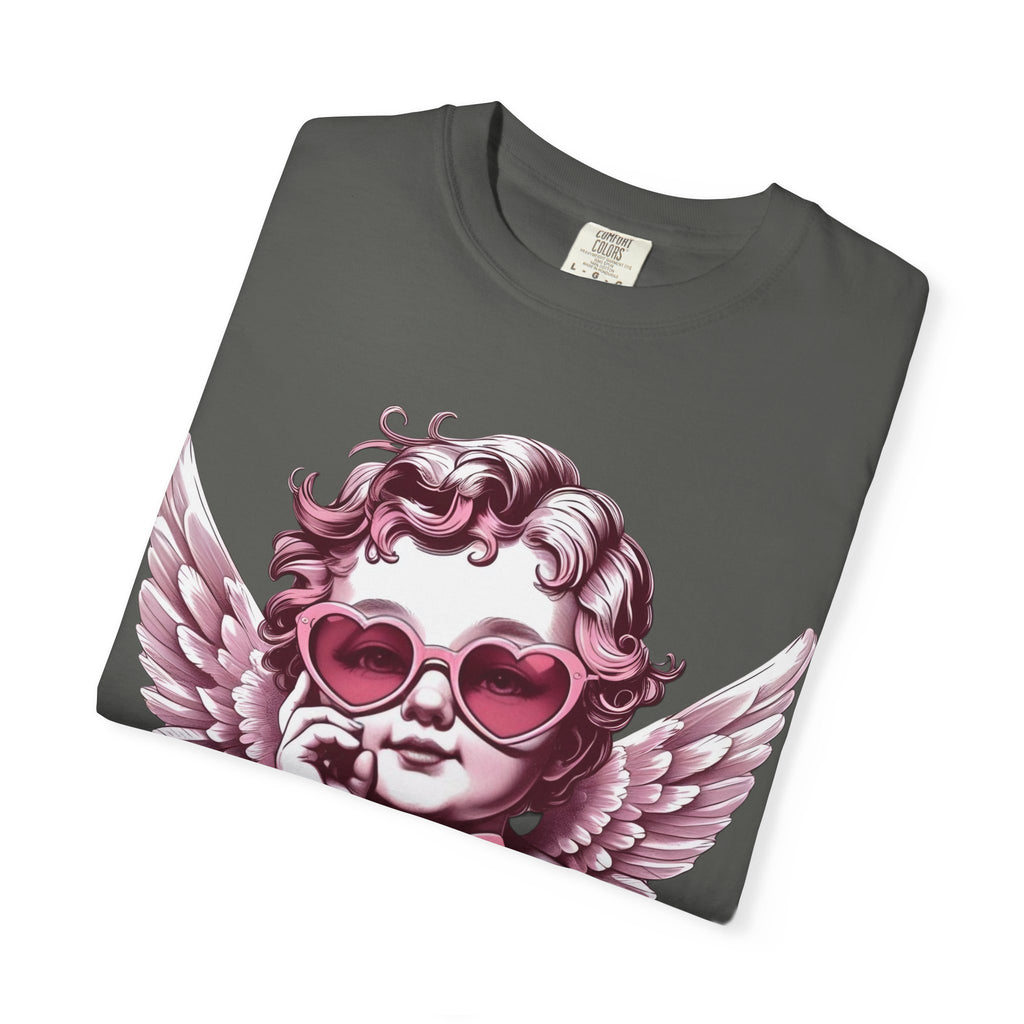 Cherub Heart Sunglasses T-Shirt | Cute Cupid Valentine Tee