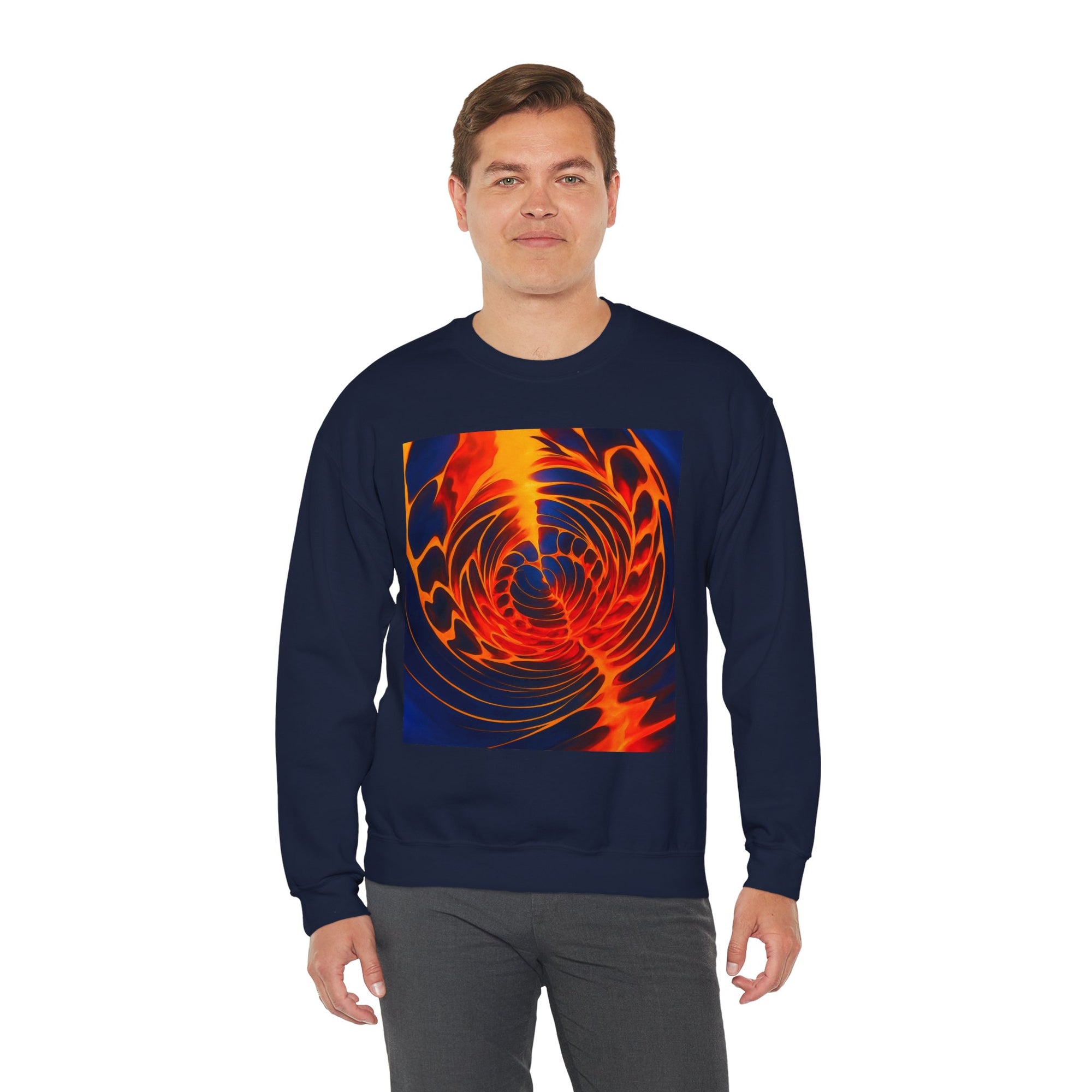 Colorful Swirl Sweatshirt | Unisex Graphic Crewneck