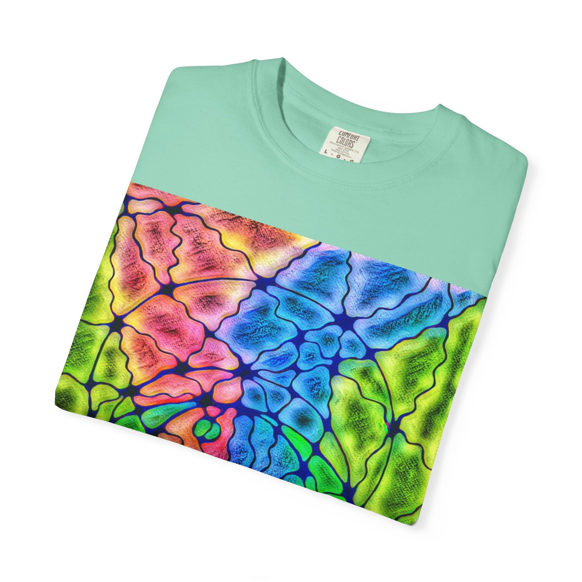 Colorful Tie Dye T-Shirt | Bright Abstract Pattern Tee
