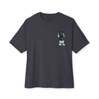 Oversized | Black Bunny Character Tee | Bunny Graphic T-Shirt