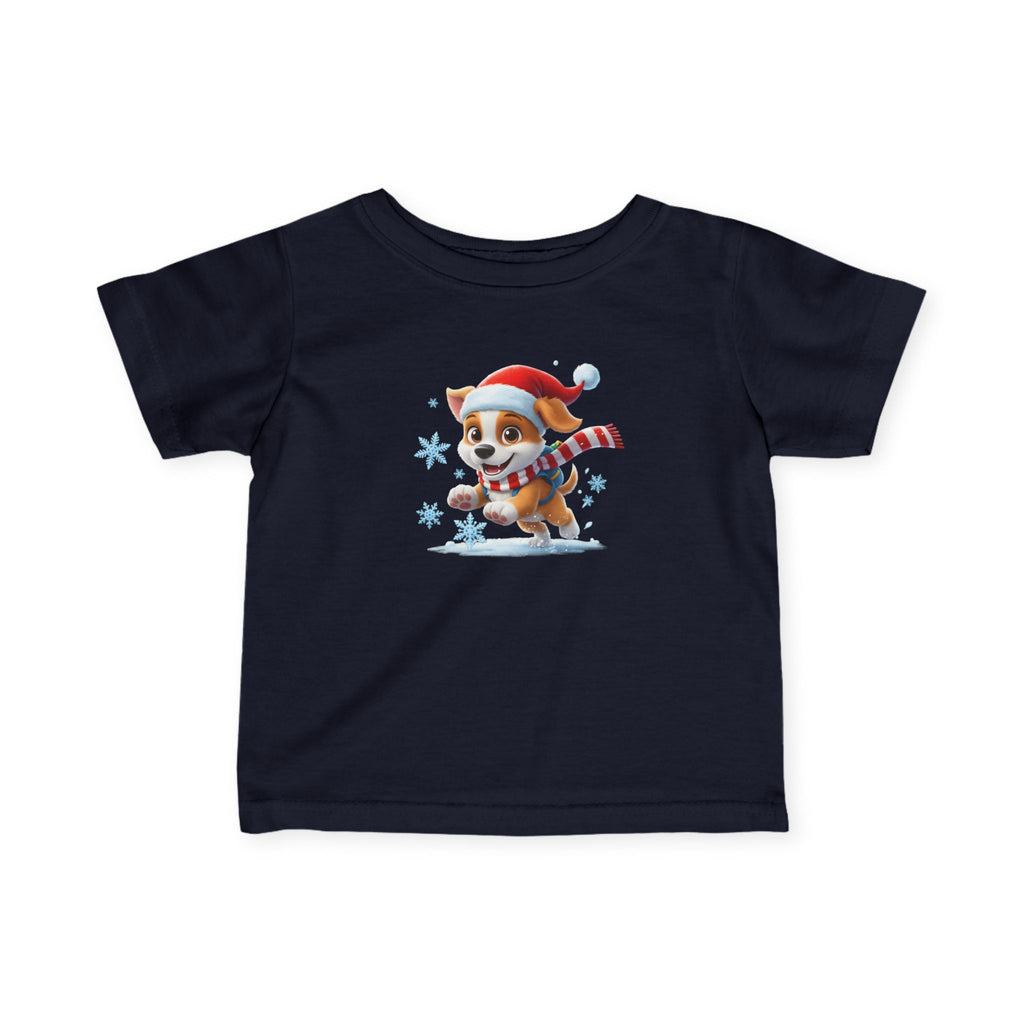 Cute Christmas Dog Shirt for Kids