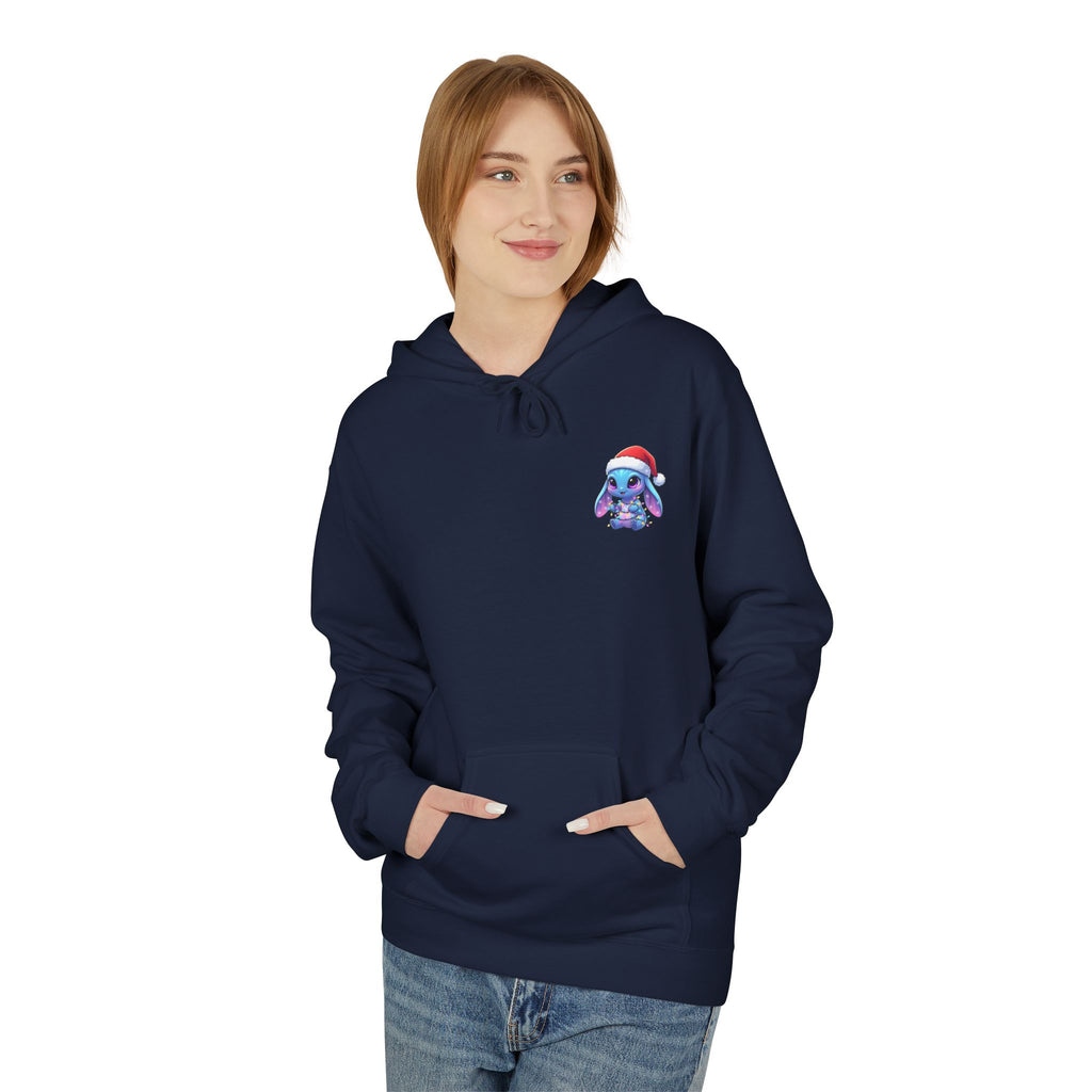 Cute Alien Christmas Hoodie | Blue Monster Holiday Sweatshirt