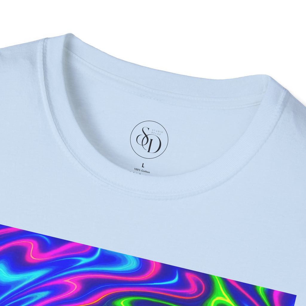 Psychedelic Swirl T-Shirt | Neon Trippy Vortex Tee