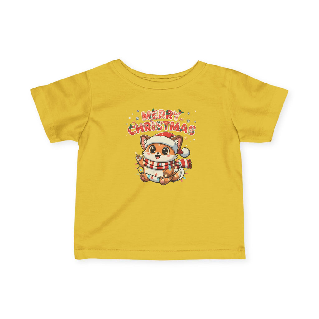 Christmas Squirrel Kids T-Shirt | Cute Woodland Animal Holiday Tee for Toddlers