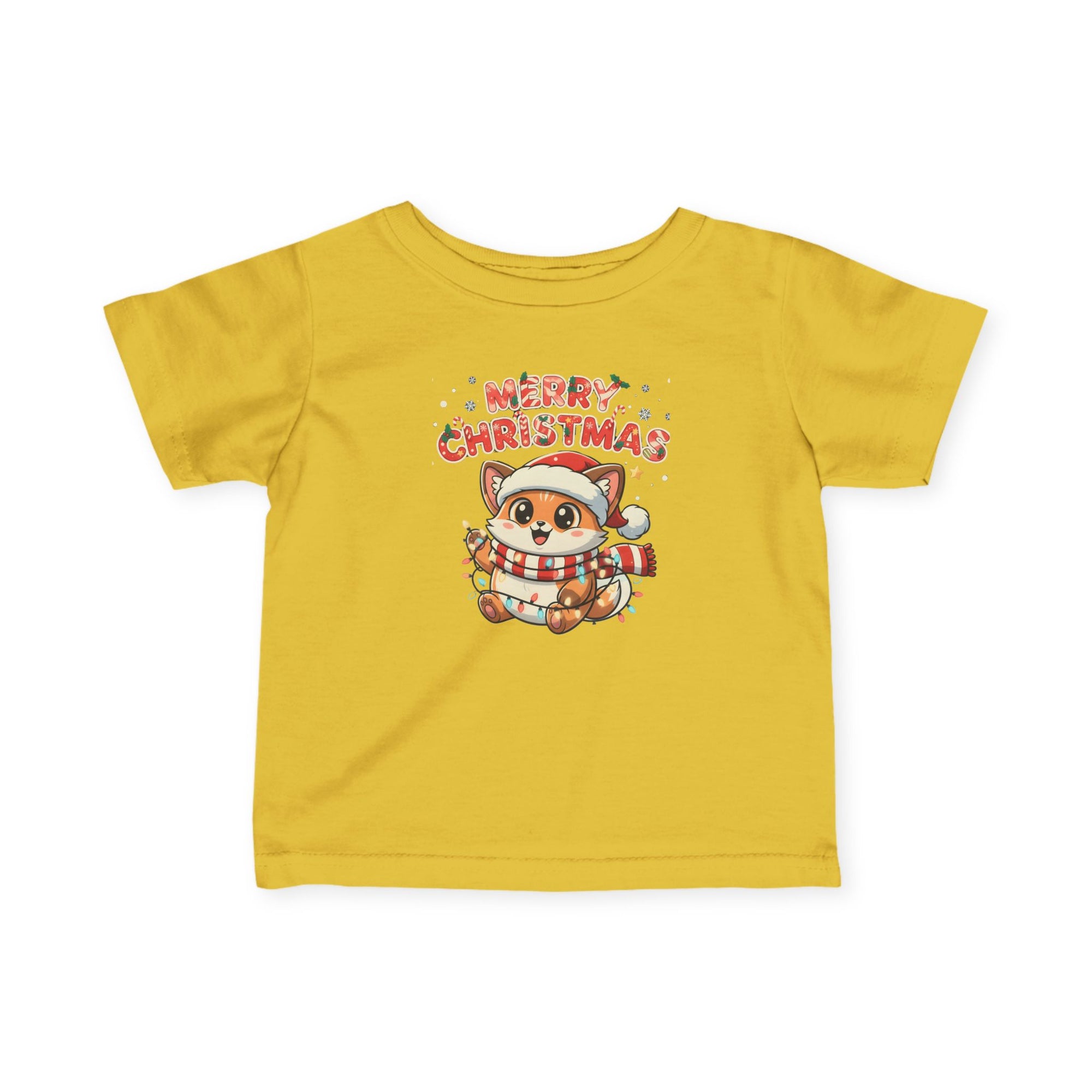 Christmas Squirrel Kids T-Shirt | Cute Woodland Animal Holiday Tee for Toddlers