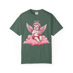 Pink Cherub Graphic T-Shirt | Vintage Cupid Art, Unisex Cotton Tee