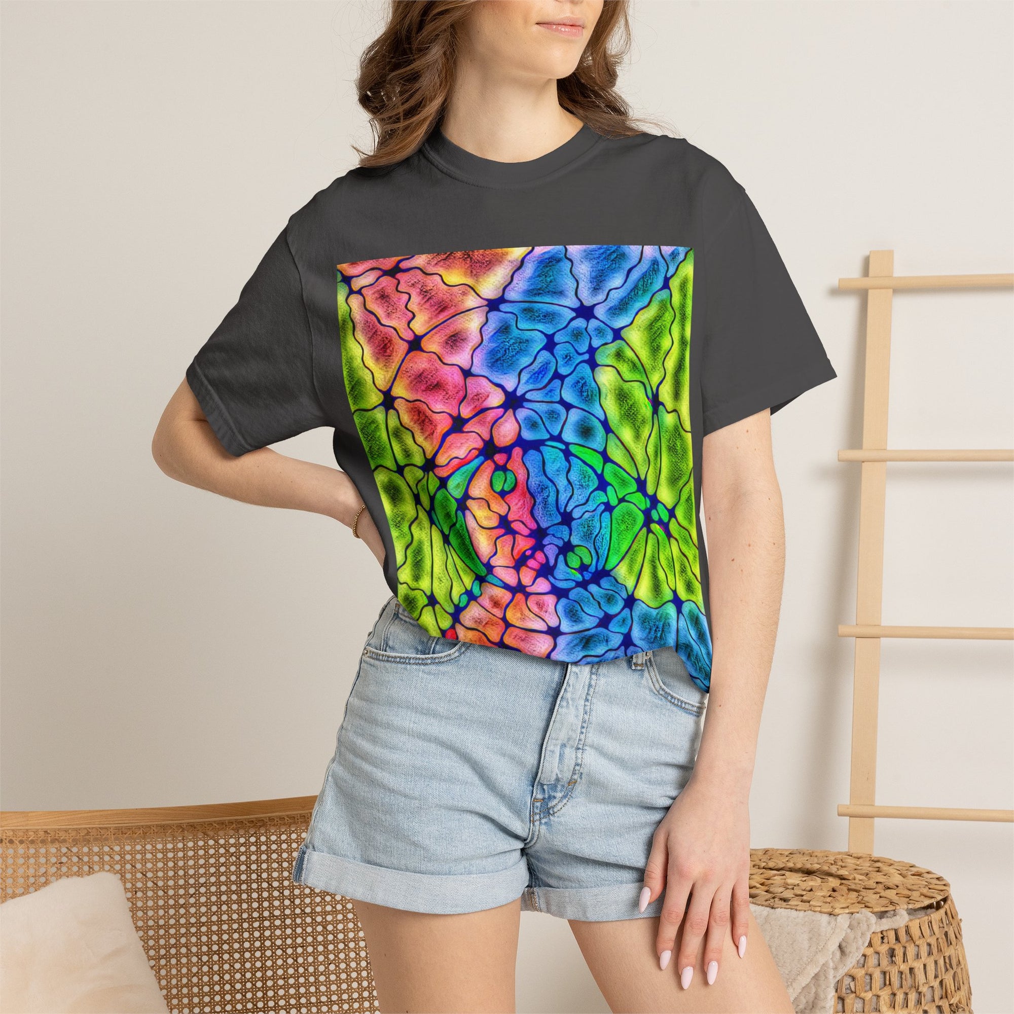Colorful Tie Dye T-Shirt | Bright Abstract Pattern Tee