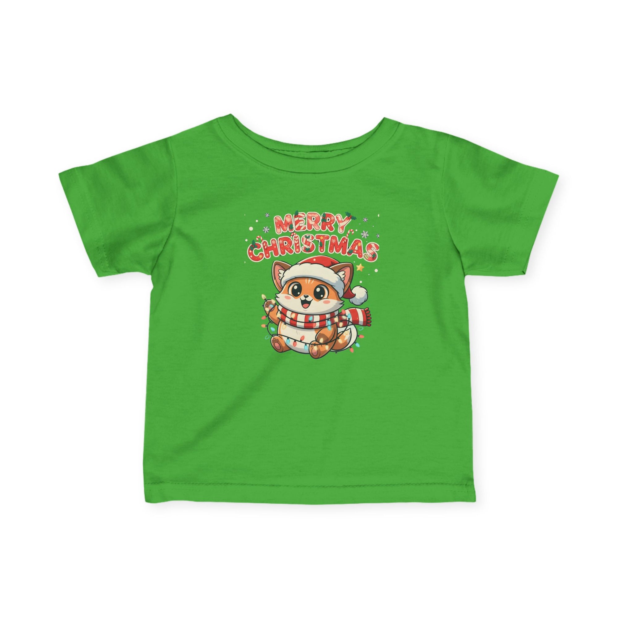 Cute Christmas Squirrel Toddler Tee | Merry Woodland Animal Holiday Shirt | Baby Gift