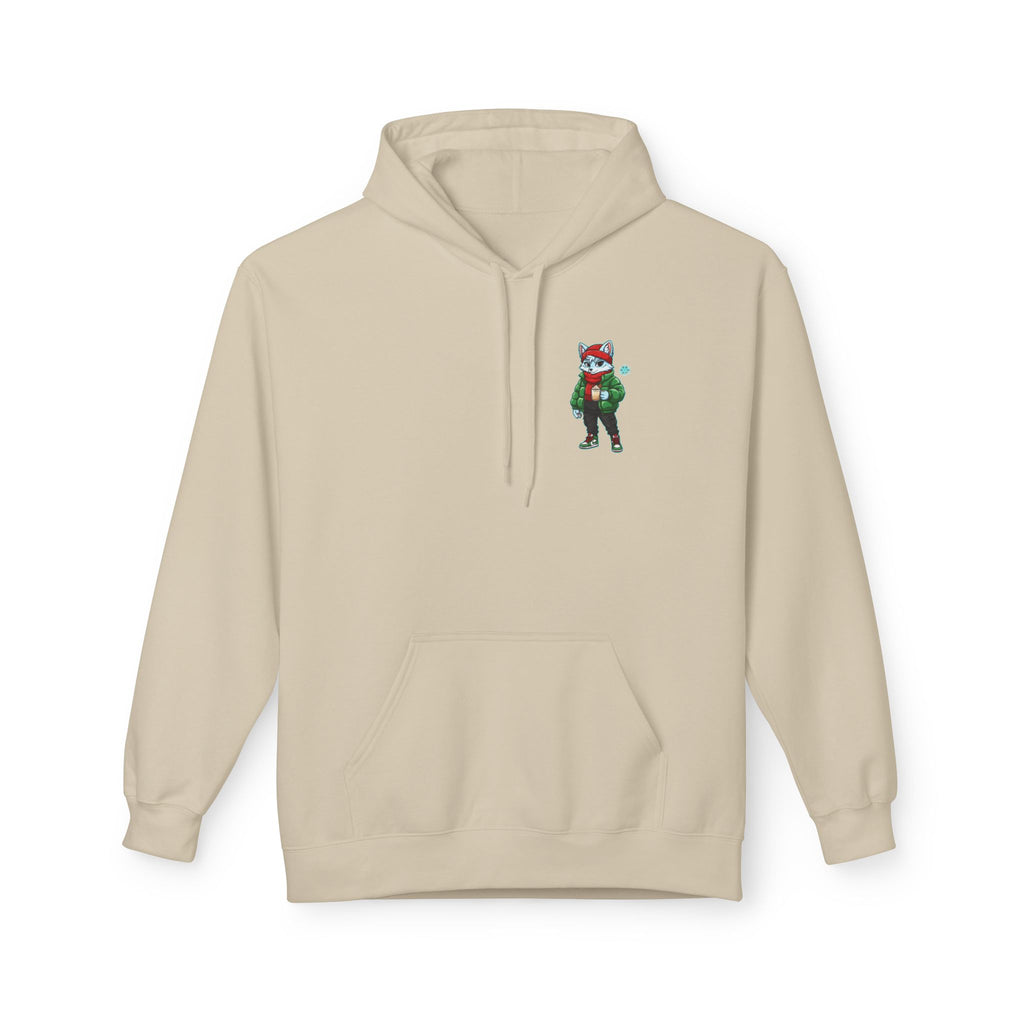Cyber Wolf Gamer Hoodie | Cozy Christmas Sweatshirt