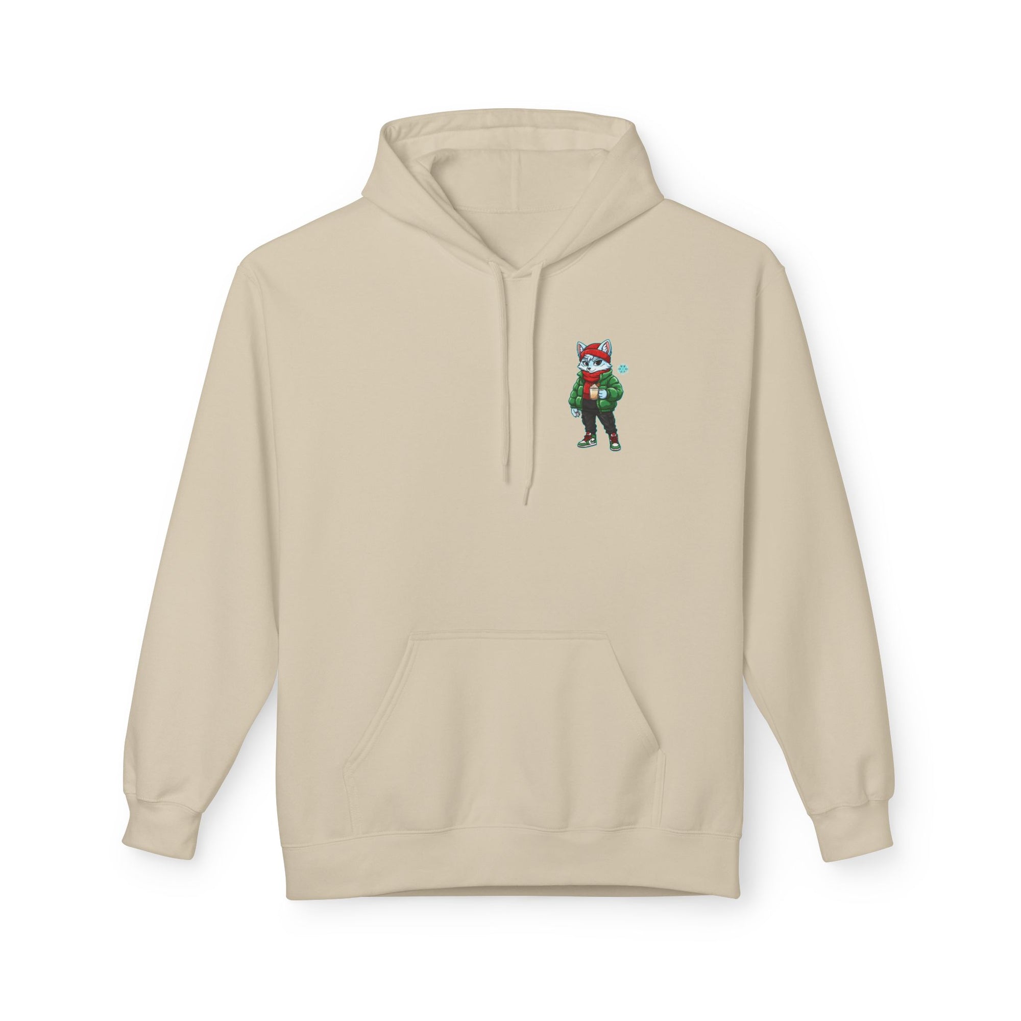 Cyber Wolf Gamer Hoodie | Cozy Christmas Sweatshirt