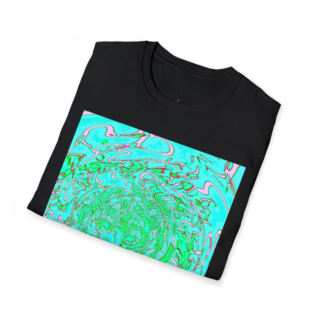 Green Abstract Neuro-Art T-Shirt | Soft Unisex Cotton Tee