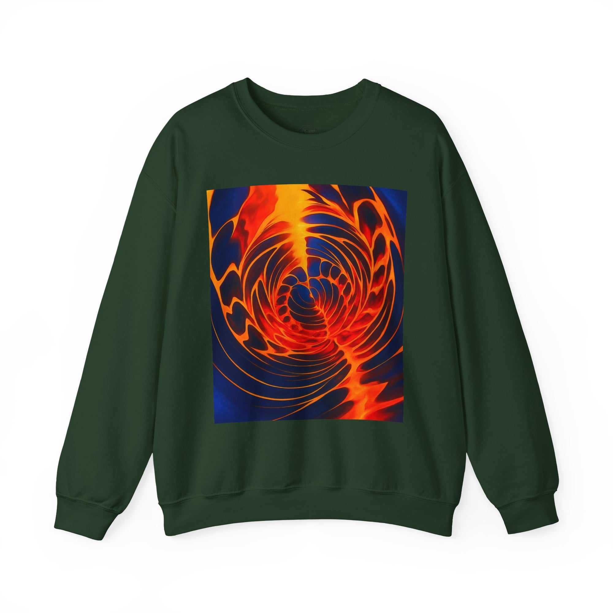 Colorful Swirl Art Sweatshirt | Unisex Graphic Crewneck