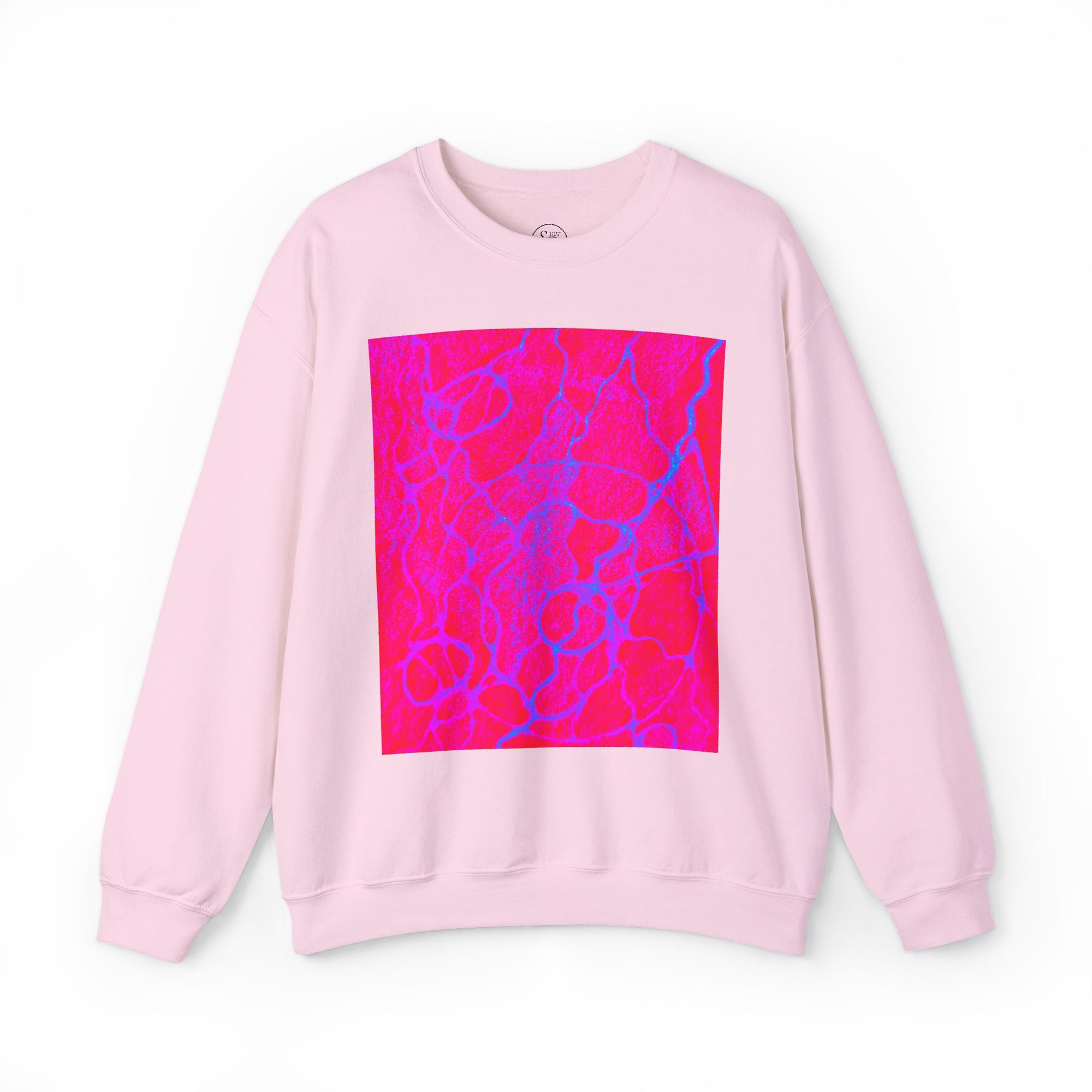 Vibrant Abstract Crewneck Sweatshirt | Cozy Unisex Pullover
