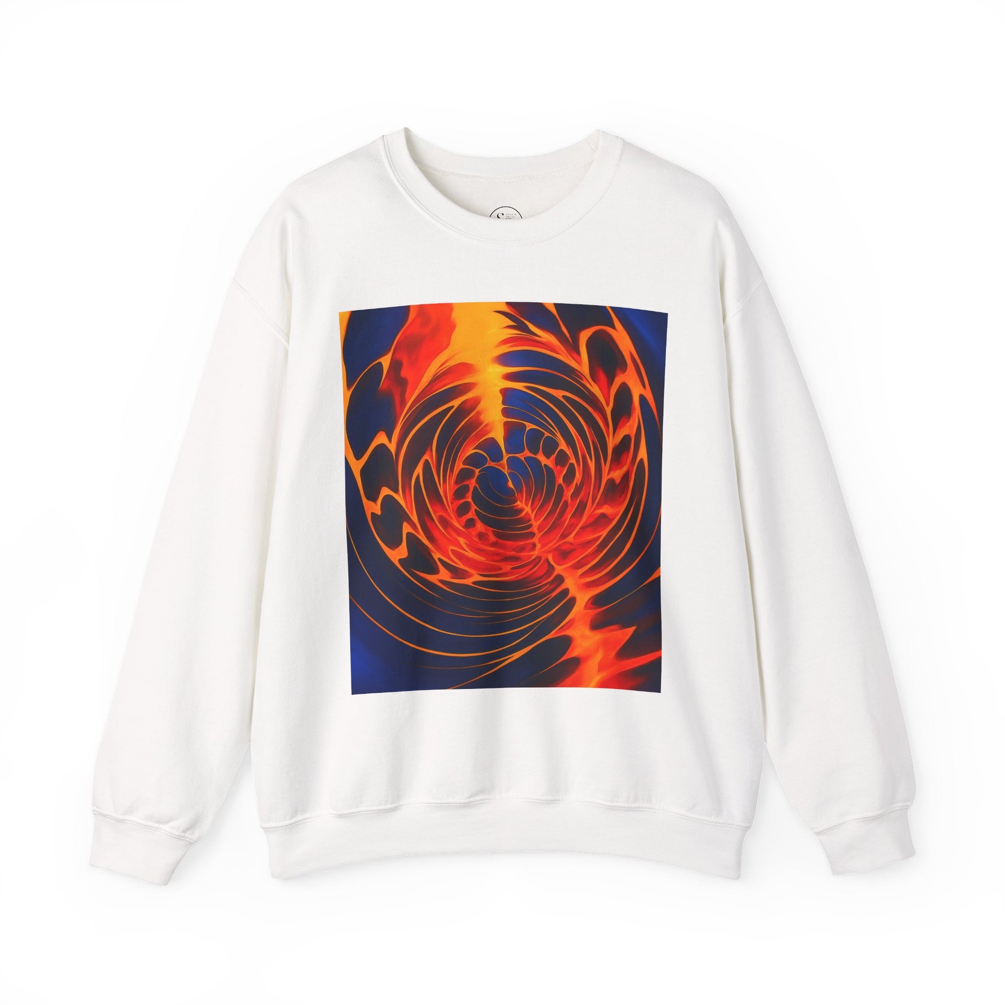 Colorful Swirl Art Sweatshirt | Unisex Graphic Crewneck
