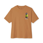 Raccoon Streetwear Tee — Cool Green Puffer Jacket Graphic Shirt