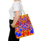 Colorful Abstract Tote Bag | Vibrant Art Shopper