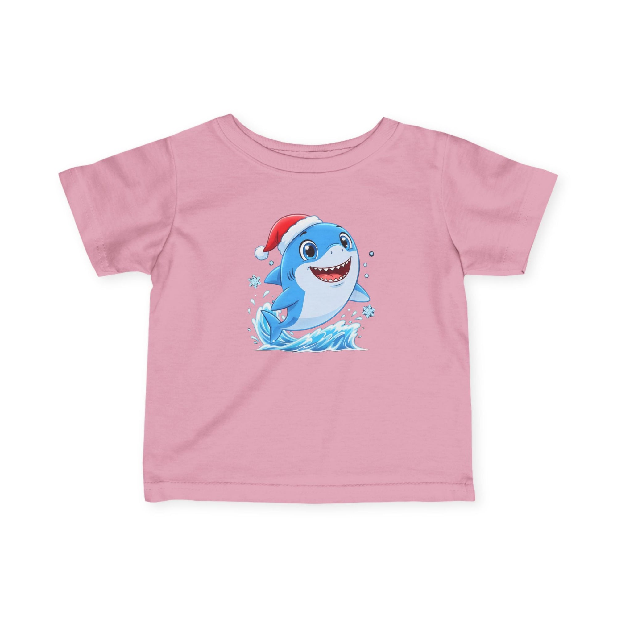 Baby Shark Christmas Toddler T-Shirt | Ocean Animal Holiday Shirt | Soft Kid Gift