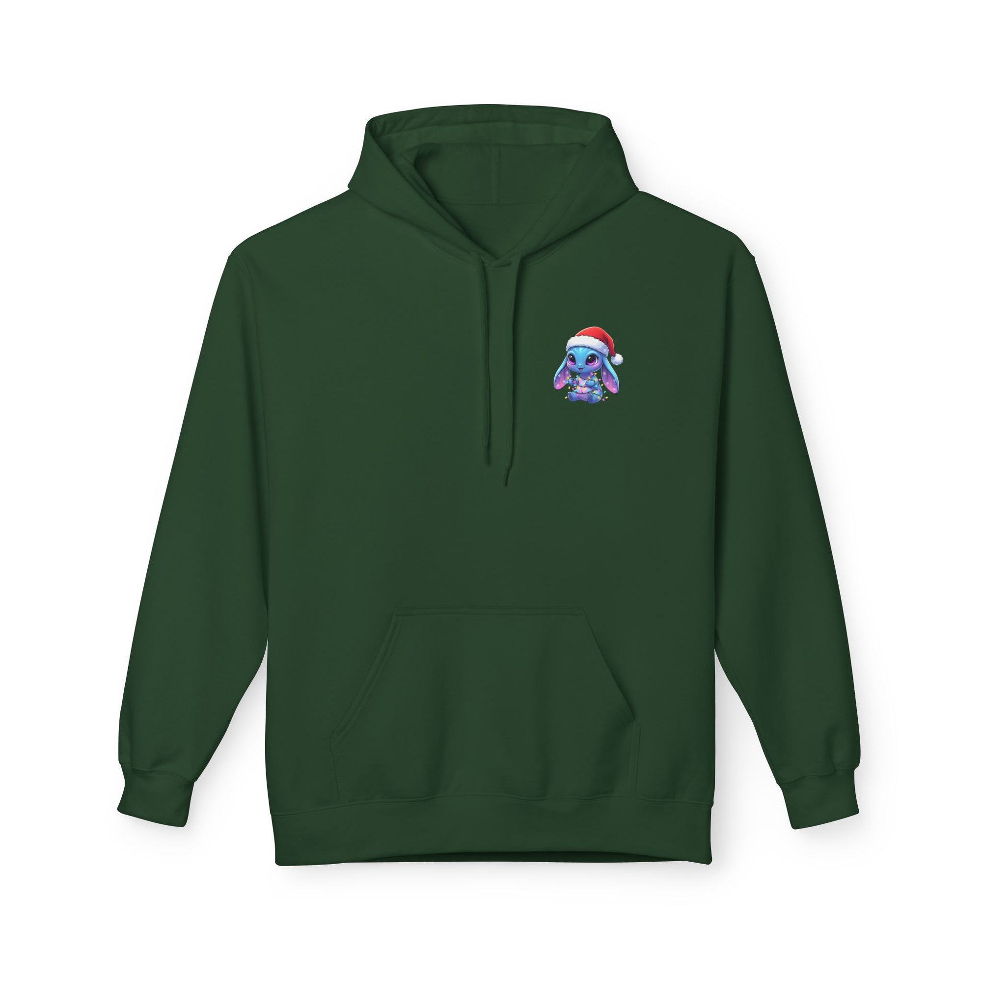 Cute Alien Christmas Hoodie | Blue Monster Holiday Sweatshirt
