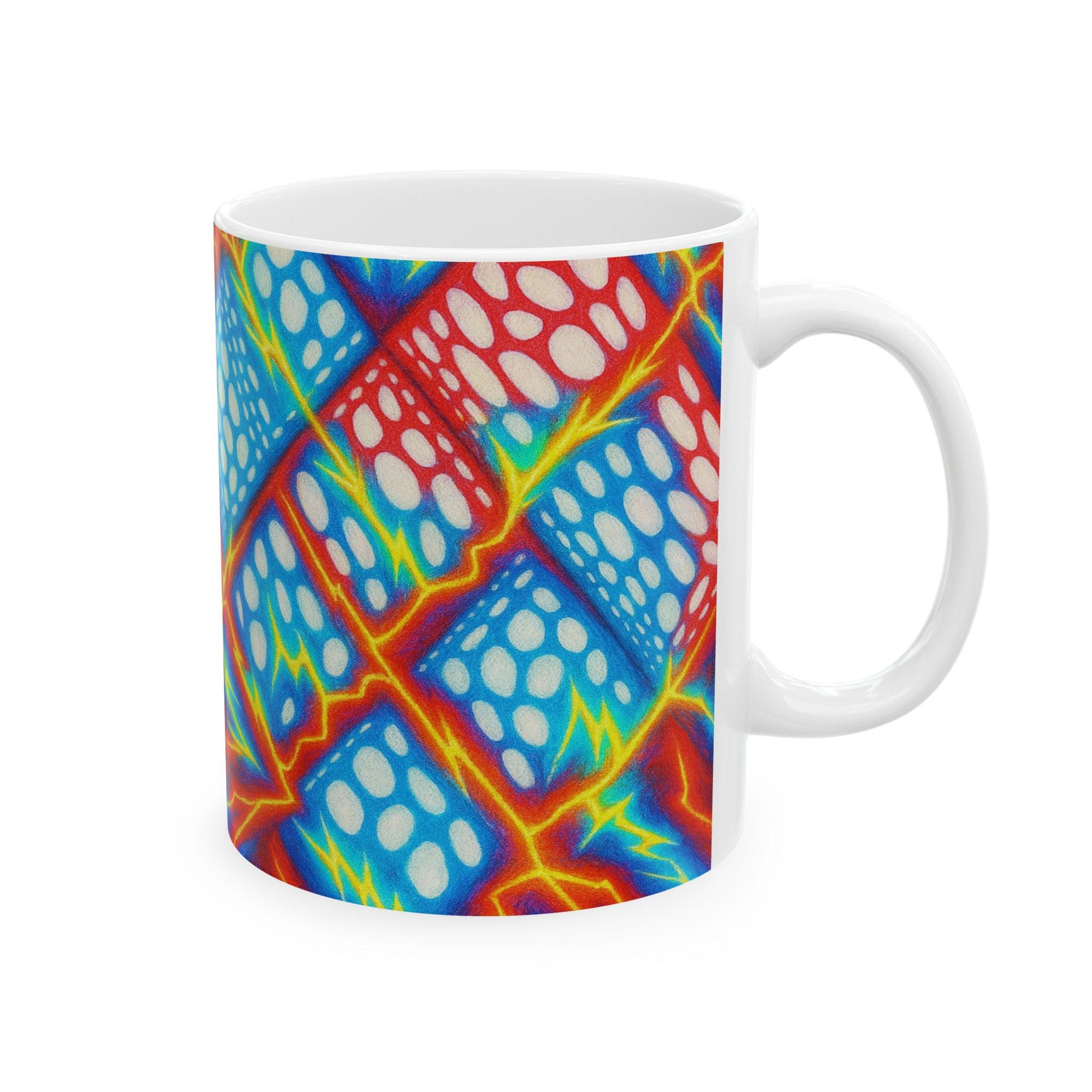 Abstract Art Mug | Bold Ceramic Coffee Cup | Modern Gift