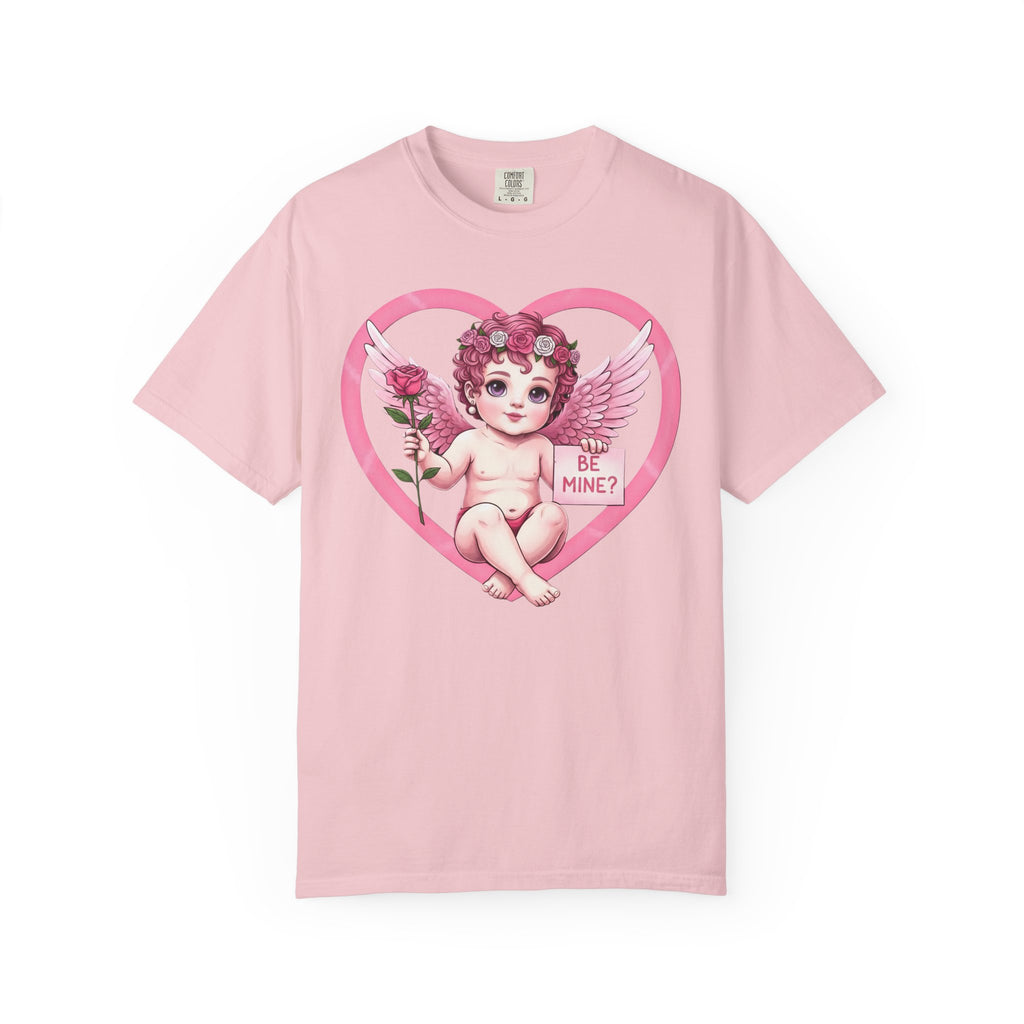 Cherub Graphic T-Shirt | Pink Cupid Heart Art Unisex Cotton Tee