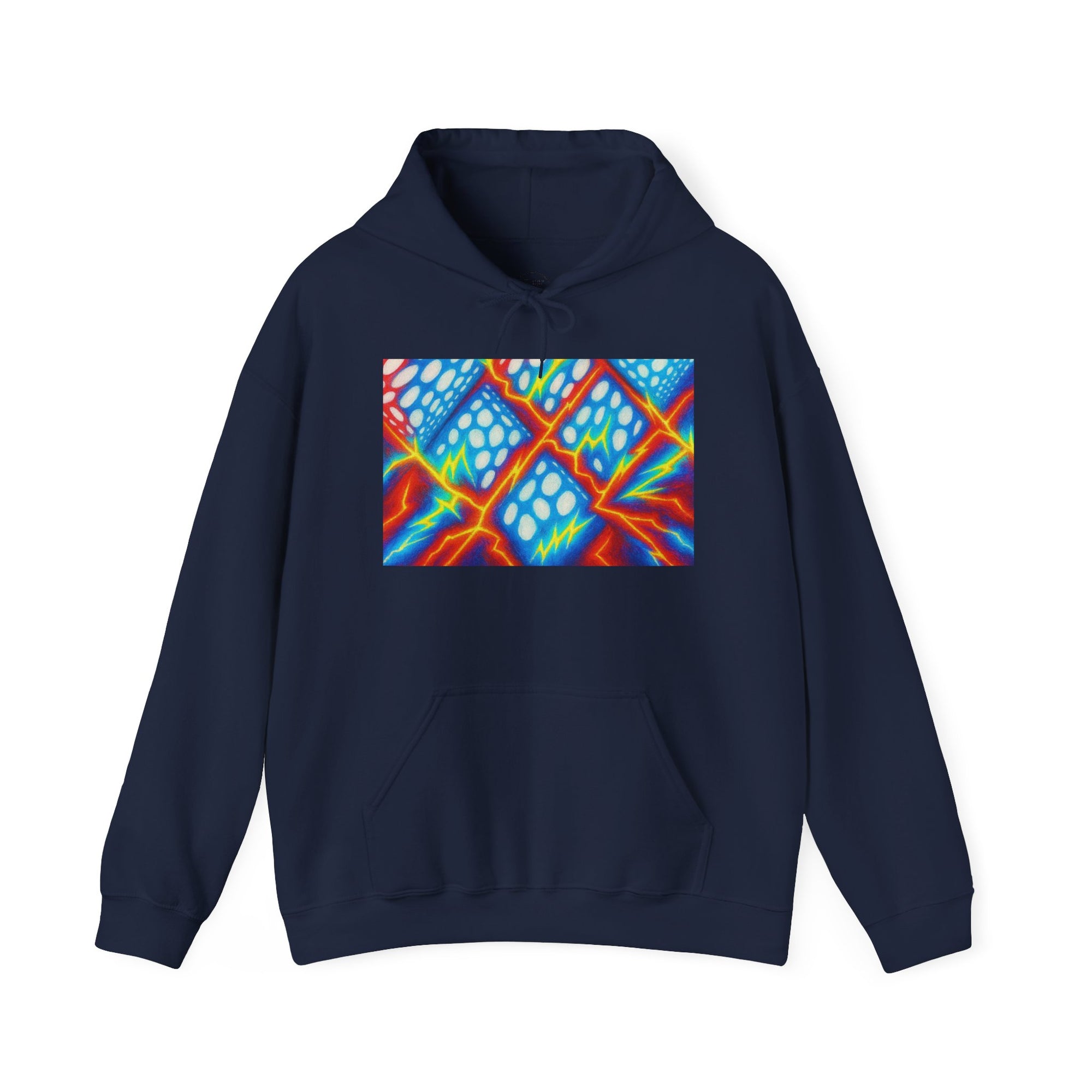 Colorful Abstract Hoodie | Cozy Unisex Graphic Sweatshirt