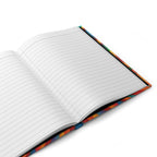 Retro Wave Abstract Notebook | Colorful Vintage Art Journal