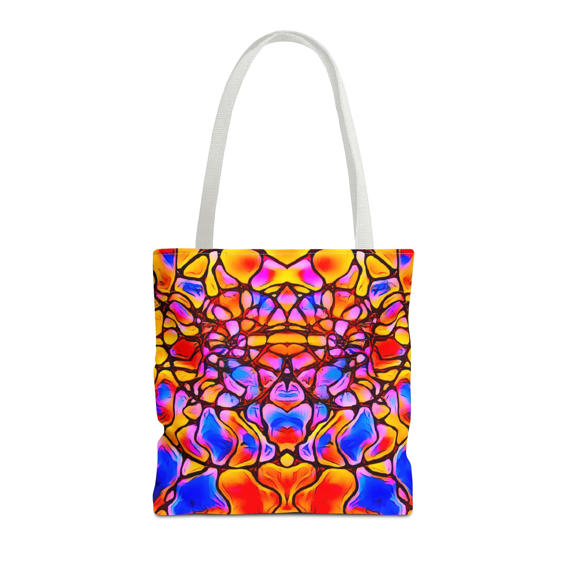 Colorful Abstract Tote Bag | Vibrant Art Shopper