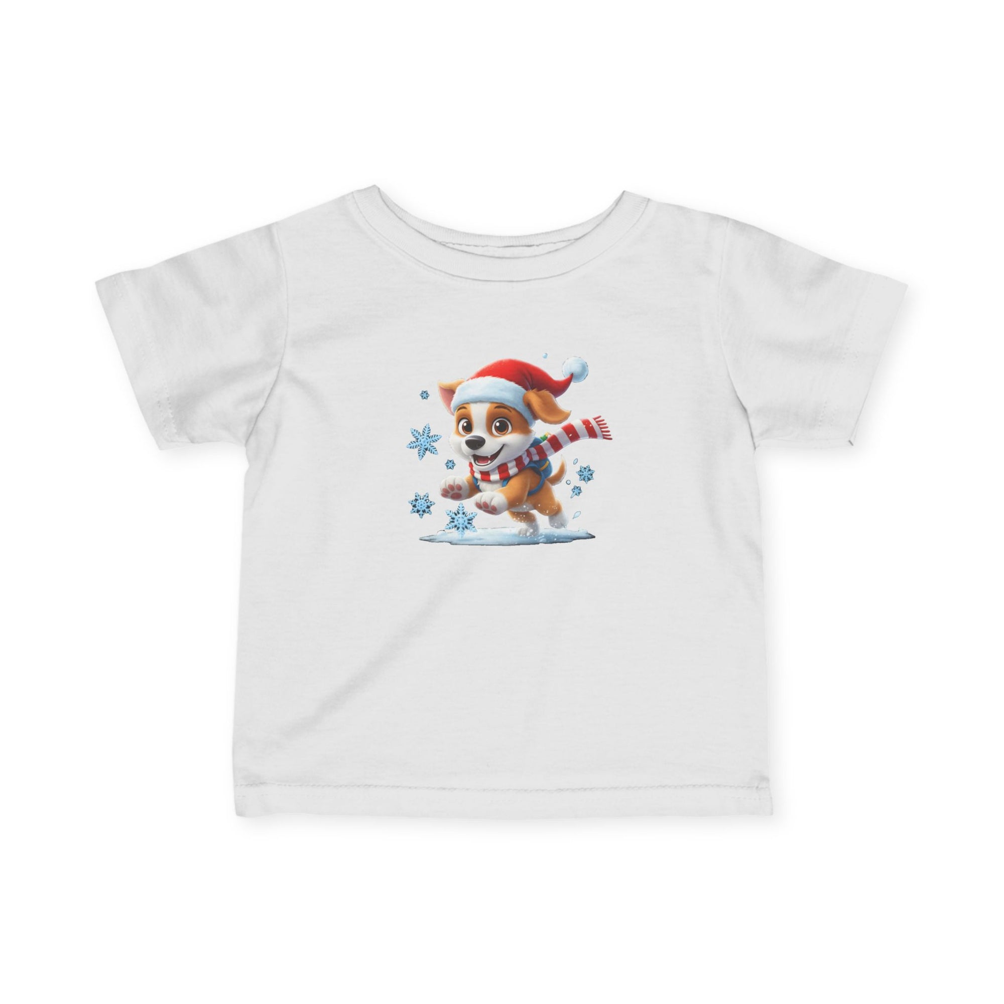 Puppy Christmas Toddler T-Shirt | Dog Lover Holiday Shirt | Soft Baby Gift Idea