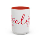 Romantic Bow Mug | Cute Valentine Coffee Cup | Coquette Style Gift