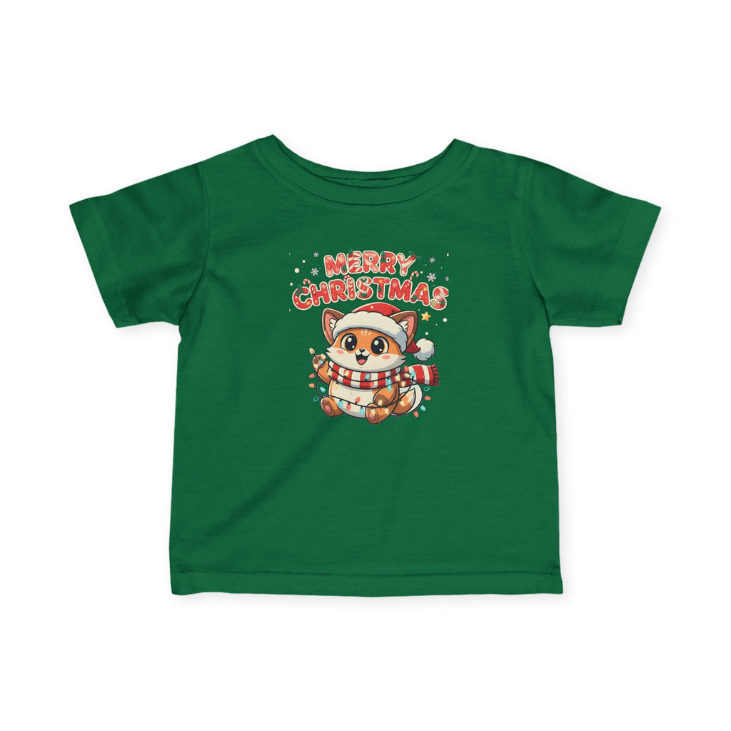 Christmas Squirrel Kids T-Shirt | Cute Woodland Animal Holiday Tee for Toddlers