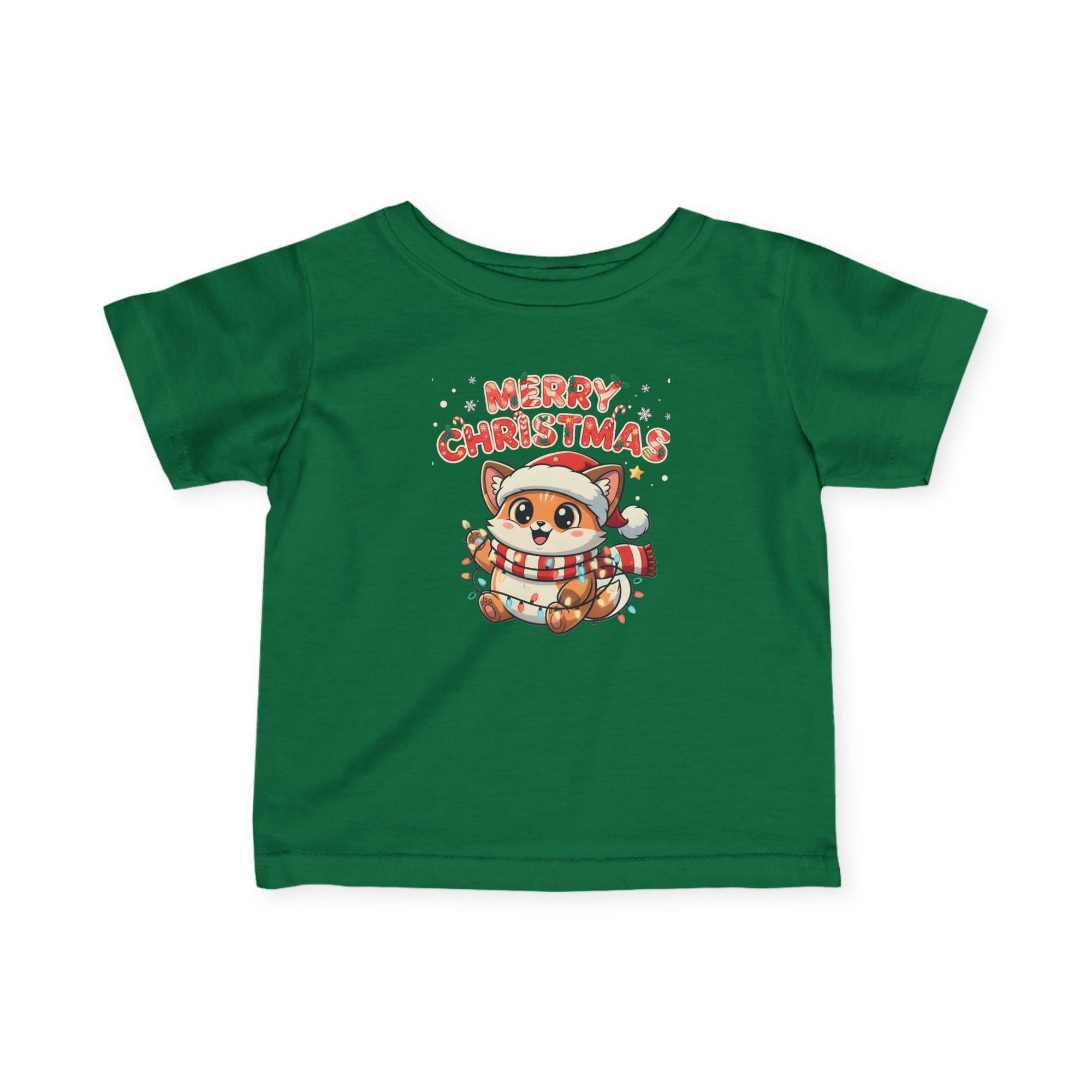 Christmas Squirrel Kids T-Shirt | Cute Woodland Animal Holiday Tee for Toddlers