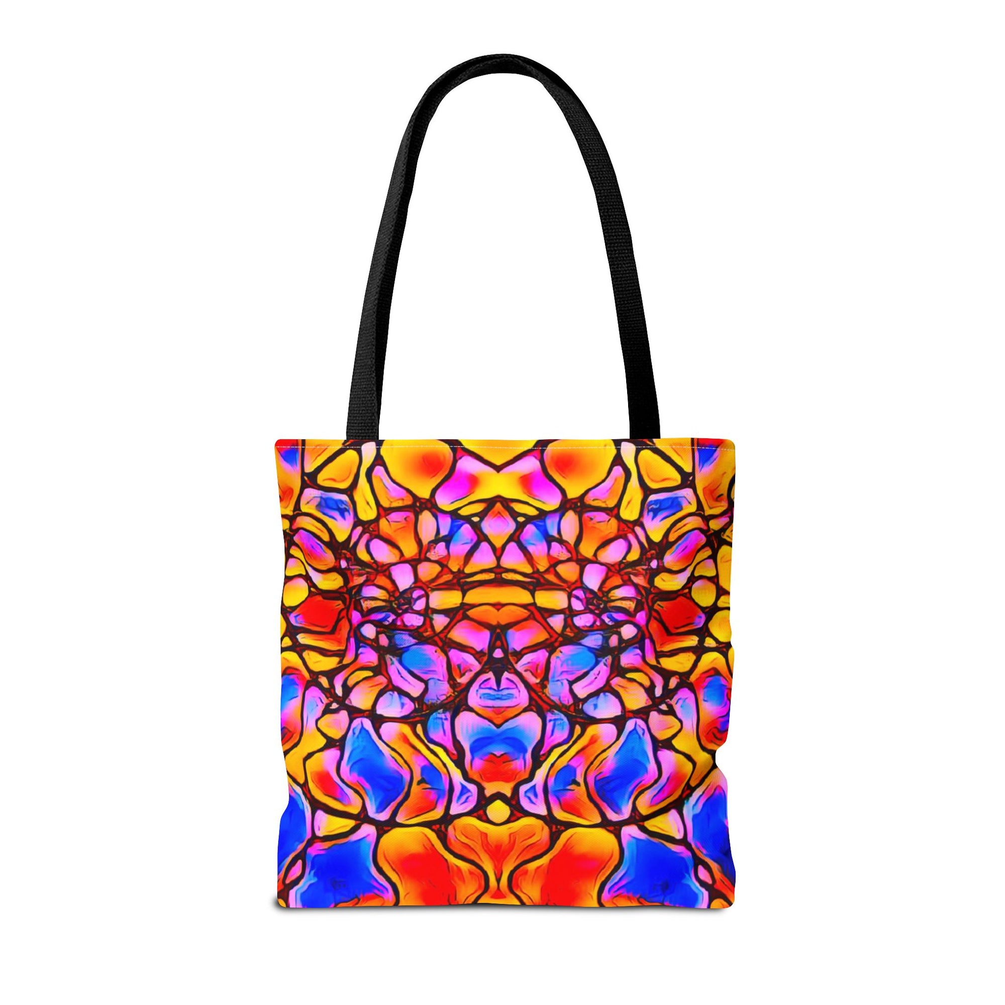Colorful Abstract Tote Bag | Vibrant Art Shopper
