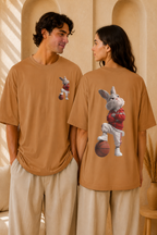 Bunny Basketball Tee | Rabbit Hoop Graphic T-Shirt